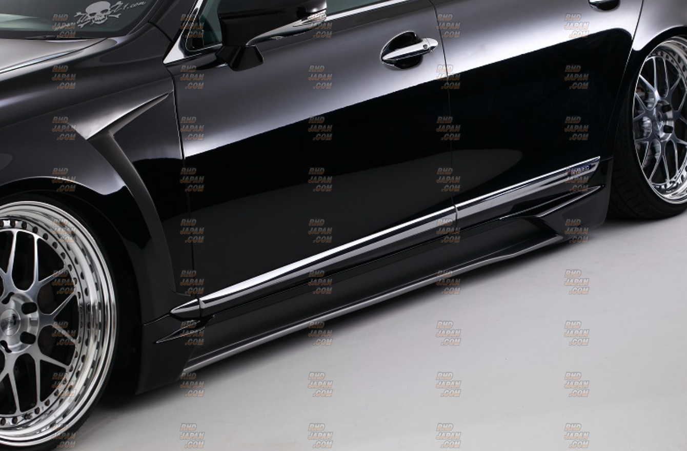 Black Pearl Jewelry Line Neo Series Side Step Set - Lexus LS460 USF40 USF45 LS600h UVF45 Kouki Model / After Minor Change